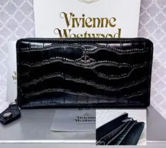【内側に素敵な柄✩】Vivienne Westwood 長財布 マット黒 ☆内側に素敵な柄✩】Vivienne Westwood 長財布 マット黒 - メルカリ