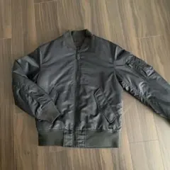 UNIQLO ユニクロ MA-1 ブルゾン ブラック