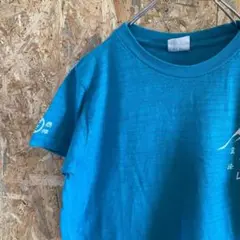 AE7735 豊天 半袖Tシャツ ライトブルー メンズ S ポス