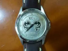 KC,s レザーベルト 腕時計 クォーツ