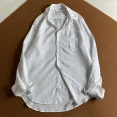 希少Eileen✨美品　フランク＆アイリーン　スキッパーシャツ　モダール　ドット