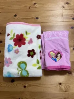 ディズニー 毛布　タオルケット　プリンセス　シンデレラ　ベル ディズニー