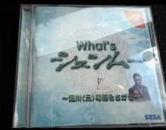 what's シェンムー　〜湯川（元）専務をさがせ〜