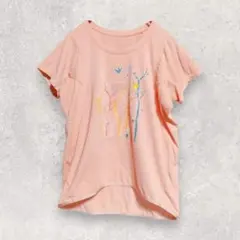 ミズノ Tシャツ M コーラルピンク 半袖 プリント スポーツのサムネイル