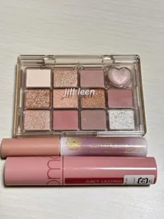 アイシャドウパレット・リップ・眉マスカラのセット