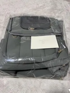 【新品未使用】犬用リュック型キャリーバッグ チャコールグレー　Lサイズ