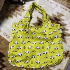 【非売品】スヌーピー　エコバッグ　イエロー　DHC ノベルティー