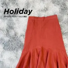 Holiday リネン混 マーメイド フィッシュテール スカート【1154】のサムネイル