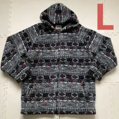 PIKO　ピコ　ボアブルゾンパーカ　ナイロン　フリース　90s　y2k