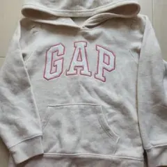 GAP ベージュ フード付きパーカー 5歳