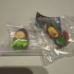 こびとづかん　おすわりマスコット タケノコビト　タツノエンギモノ　ガチャガチャ