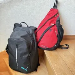 PUMA プーマのバックパック（リュック）とadidasアディダスのボディバッグ