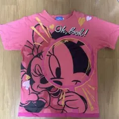 ミニーマウス Tシャツ ピンク 半袖