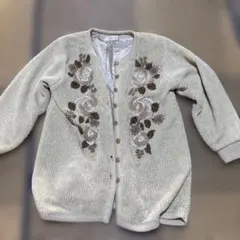 dallicoroma 花柄刺繍 ニットカーディガン