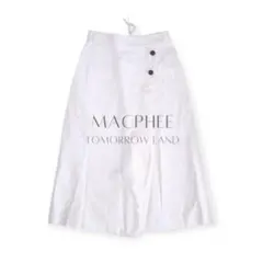 n*o様 MACPHEE トゥモローランド レースアップスカート 白 34のサムネイル