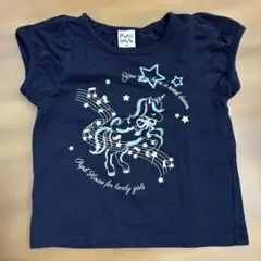 即購入可！ナルミヤ Pupil House ネイビー Tシャツ 90cm 女の子