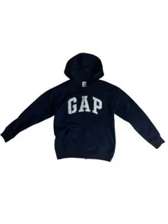 【値下げ可能】GAP ロゴジップパーカーネイビーのサムネイル