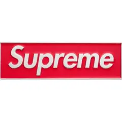 カーエンブレム Supreme Box Logo Car Emblem レッド