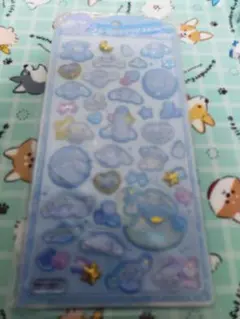 サンリオ　シナモロール　うるちゅる　同梱値引◯　ボンボンドロップシール　大人図鑑