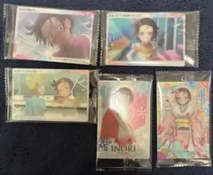 メダリストウエハース SR キャラクターカード 結束いのり　5点