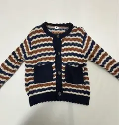 &mignon キッズ ニットカーディガン 120cm
