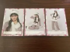 櫻坂46 山﨑天 生写真 2022年クリスマスサンタ衣装 セミコンプ