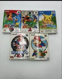 NINTENDO64 ゲームソフト40本セット マリオ、ポケモン、カービィ など 