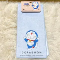 新品　ドラえもん ミニタオル ハンカチ　20×20cm 水色