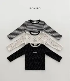 THE BONITO 長袖カットソー ドット　S