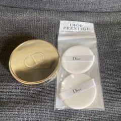 Dior クッションファンデーションケース　タンドゥローズ　新品パフ付き