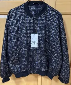 未使用品　ZARA 【ザラ】ボンバージャケット　XSサイズですが、S相当