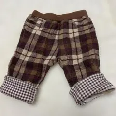 チェック柄パンツ