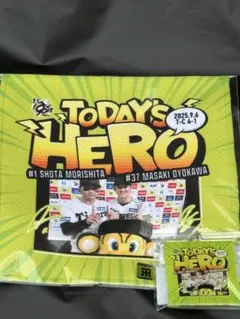 TODAY'S HERO 9/6 森下選手・及川投手2点セット