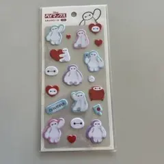 ディズニーベイマックス ウォーターシール 、ふわふわシール　セリア