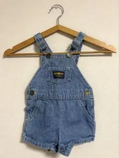 OSHKOSH B'GOSH オシュコシュベビー　デニムオーバーオール　12M