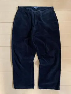 90s Ralph Lauren コーデュロイパンツ ブラック ワイドのサムネイル