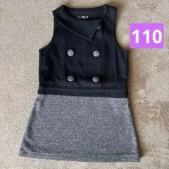 COMME CA ISM ノースリーブワンピース 110A