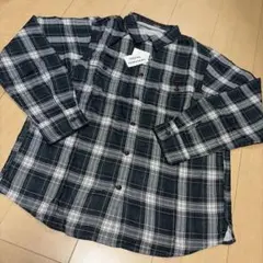 タグ付き新品 マドモアゼルノンノンパパス シャツ 長袖 L 綿98 