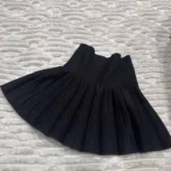 海外子供服 韓国 ニット スカート プリーツスカート M 90 100