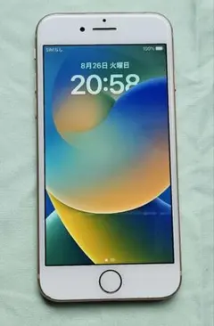 iPhone 8 64GB ゴールド SIMフリー【背面割れㆍ打痕あり】