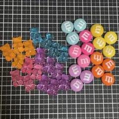 デコパーツ ハリボー Mチョコ カラフル お菓子パーツ まとめ売り