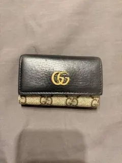 GUCCI グッチ　ダブルG バイカラー キーケース　6連