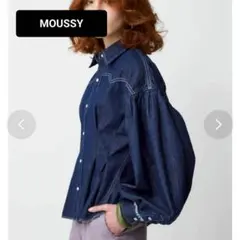 MOUSSYマウジーWAIST TUCK PANEL DENIMデニムシャツ