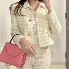 ZARA／セットアップ ツイード