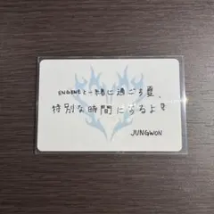 ENHYPEN WTL 味の素スタジアム メッセージカード ジョンウォン