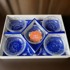 昭和レトロ ADERIA GLASS アデリアグラス 石塚硝子 ガラス 小鉢5点のサムネイル