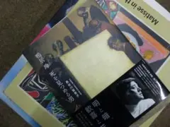描く人、安彦良和 図録+チケット半券+ポストカード+チラシ グラントワ