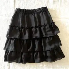 ★お値下げ中★COMME CA DU MODE 3段フリルスカート　120