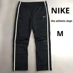 NIKE　00s　y2k ジャージパンツ　刺繍ロゴ　ブラック×ホワイト　Mサイズ