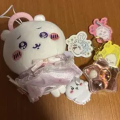 ちいかわと盛り合わせ（キーホルダーとマグネットとクリップ）